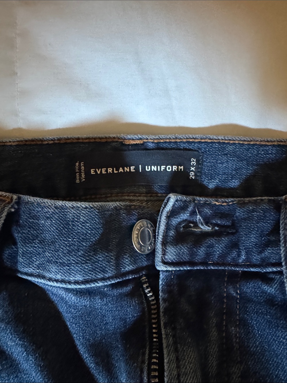 Everlane Uniform Indigo Straight Jeans